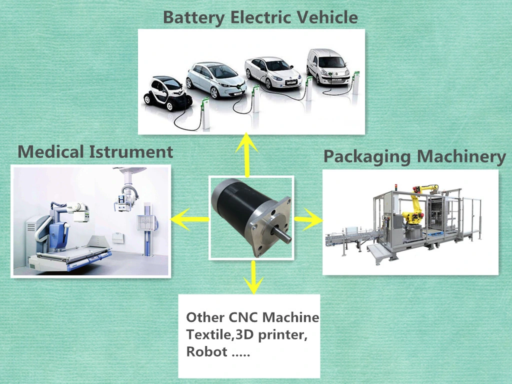 Long Life Stepper/Brushless/Servo Motor Wide Application in CNC Machines Auto, Spare Parts for Ventilators and Breathing Machines, Mask Machines