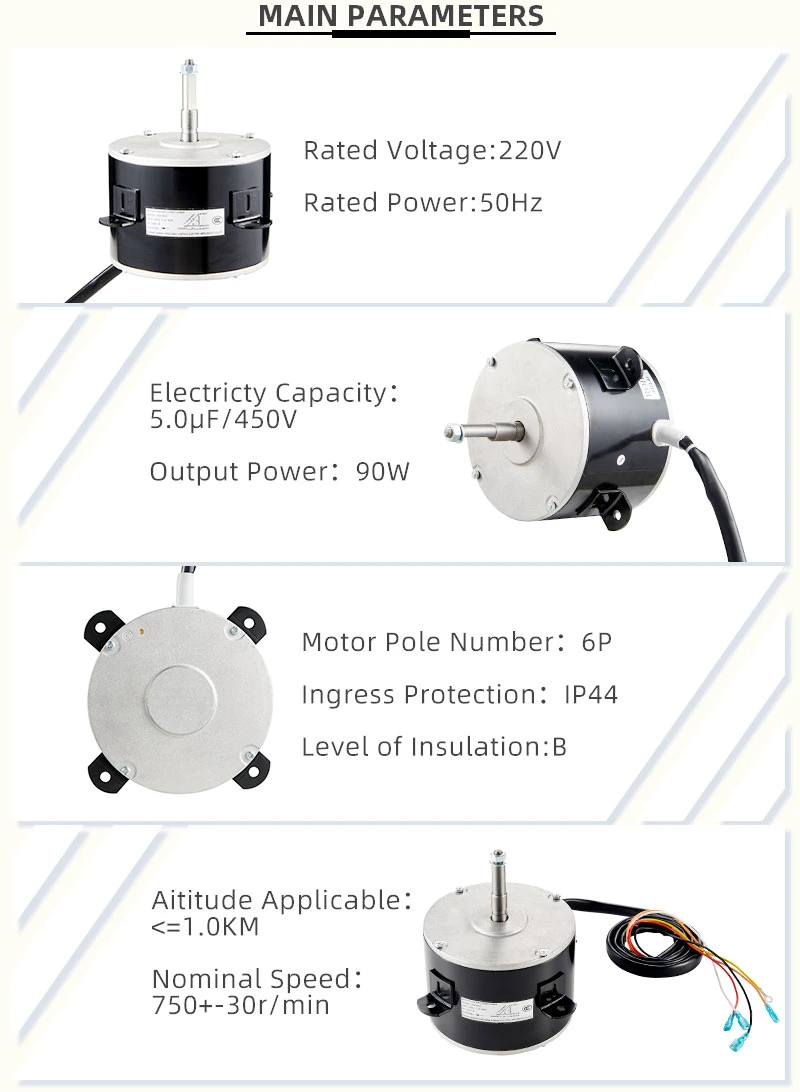 Junfeng Air Conditioning Fan Motor OEM ODM electric Motor Ydk 027